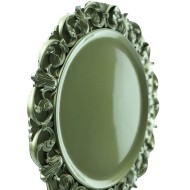 Sousplat 35cm Arabesco Em Plástico Verde
